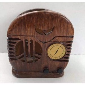 Pink zebra retro radio shade